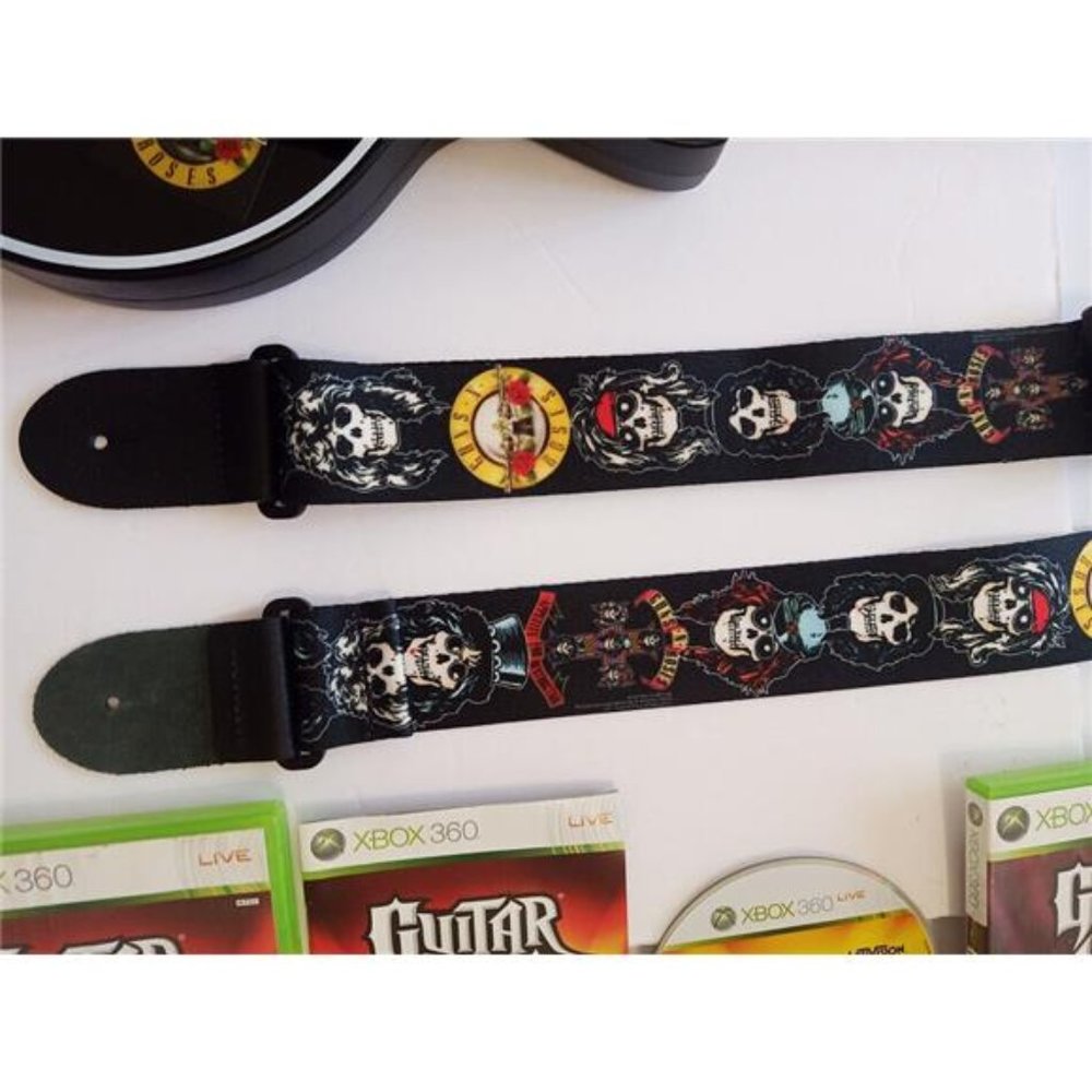 Xbox 360 Guitar Hero Wireless Gibson Les Paul Guitar - 4 Games - Bundle - Picture 10 of 10